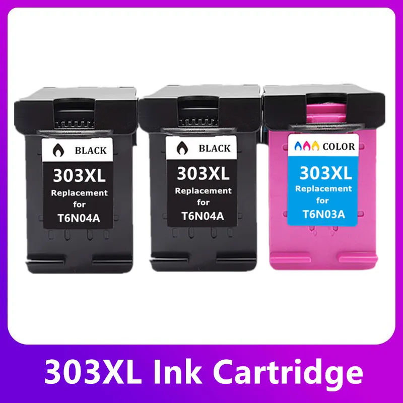 303XL Ink Cartridge Compatible for HP 303 HP303 HP303xl Envy Photo 6220  6222 6230 6232 6252 6255 6234 7130 7134 7830 Printer