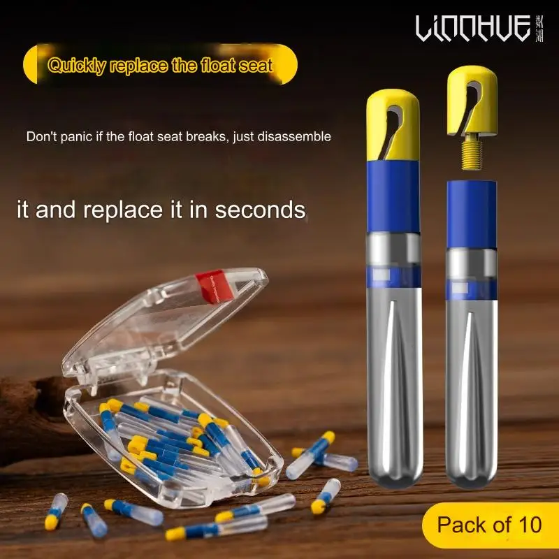 Siège flotteur coulissant LINNHUE amovible - Accessoire pêche détachable pour montage rapide flotteurs