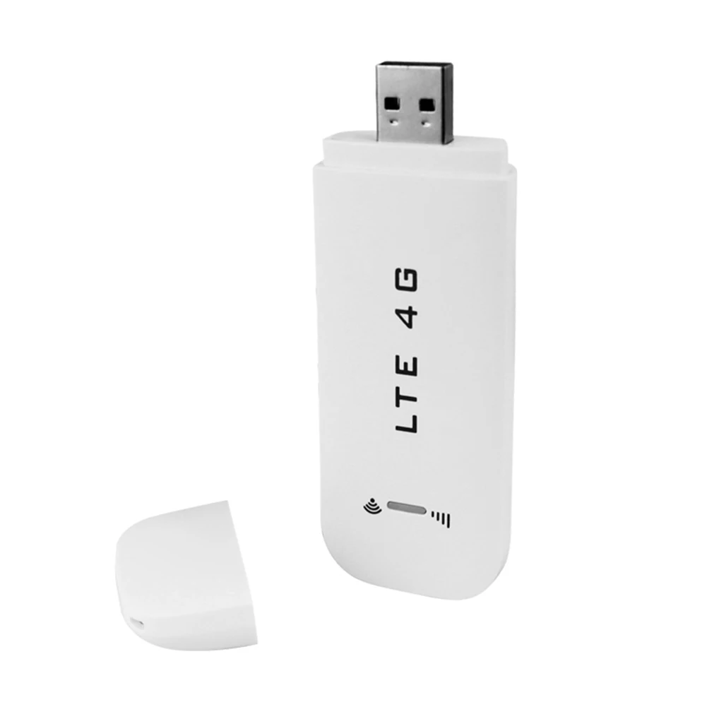 4G 무선 라우터 휴대용 4G LTE USB 동글 150Mbps 고속 모뎀 스틱(노트북용 SIM 카드 슬롯 포함)