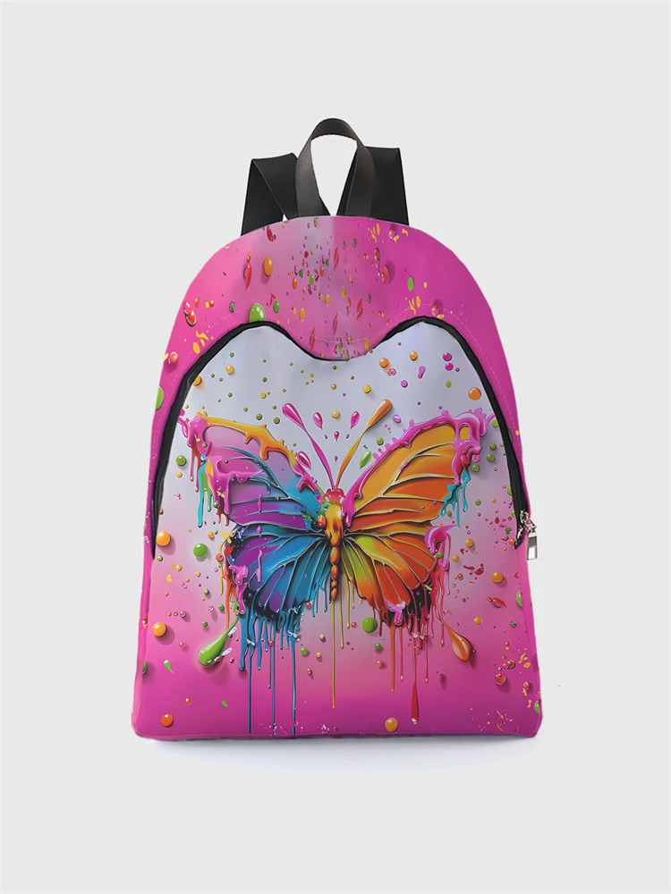 New Women's and Men's High Capacity College Backpack Trend Women's Laptop School Bag Cute Girl Travel Bag Cool