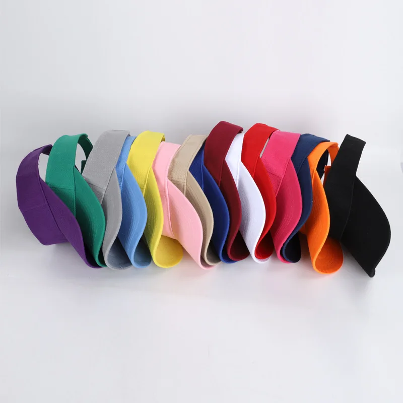 Sun Hat Summer Tennis Cap Sun Visor Hat Sunscreen Outdoor Sports Baseball Topless Tennis Duck Tongue Cap Shade Hollow Top tennis caps yoga baseball hats
