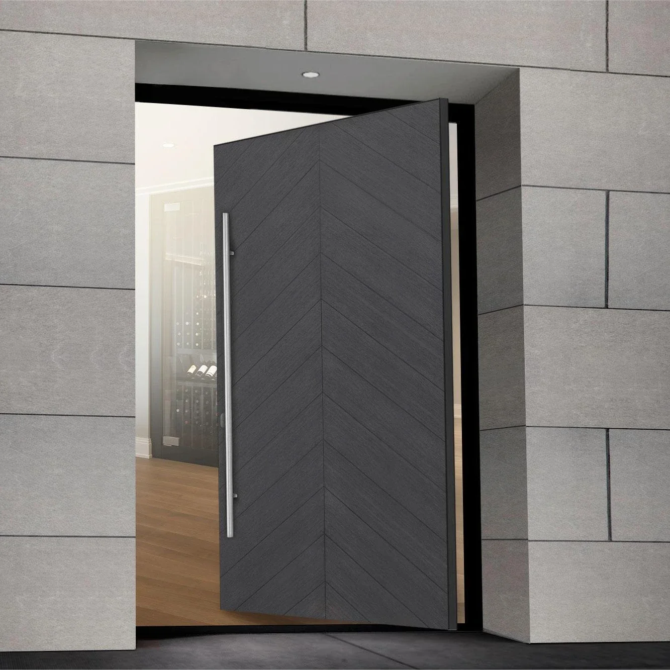 Price Aluminium Door Modern Design Main Iron Entrance Security Front Metal Exterior New Pivot Steel Doors