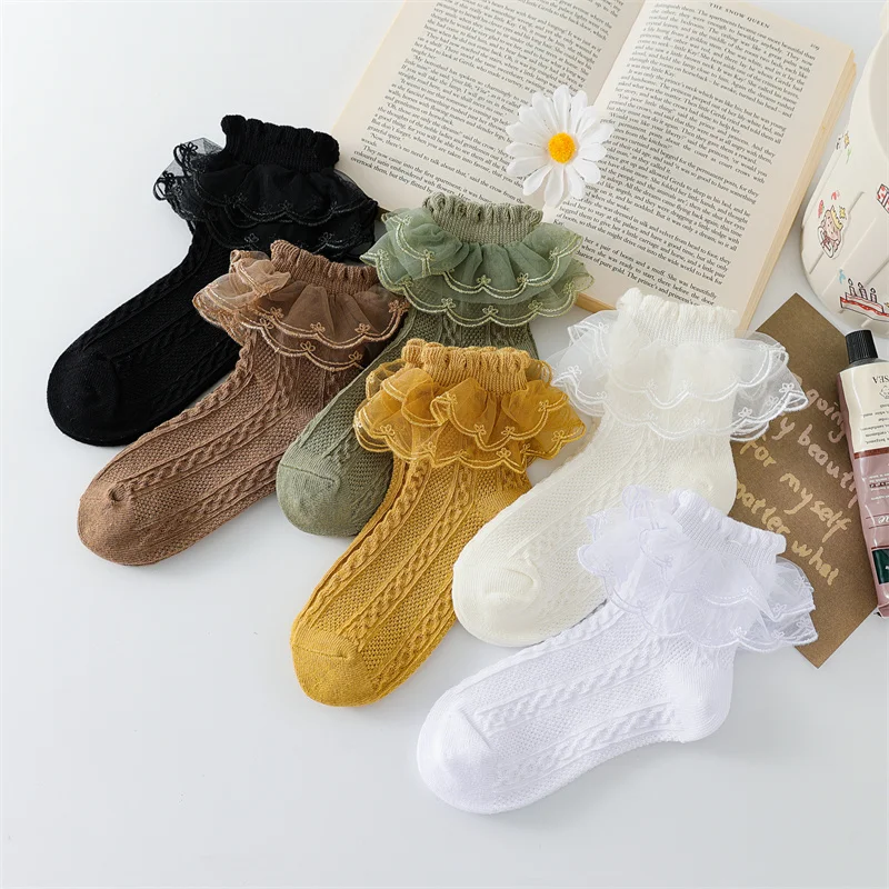 Socks Ruffle Baby Girls Toddler Girl Socks Ruffle Ruffle Lace Socks