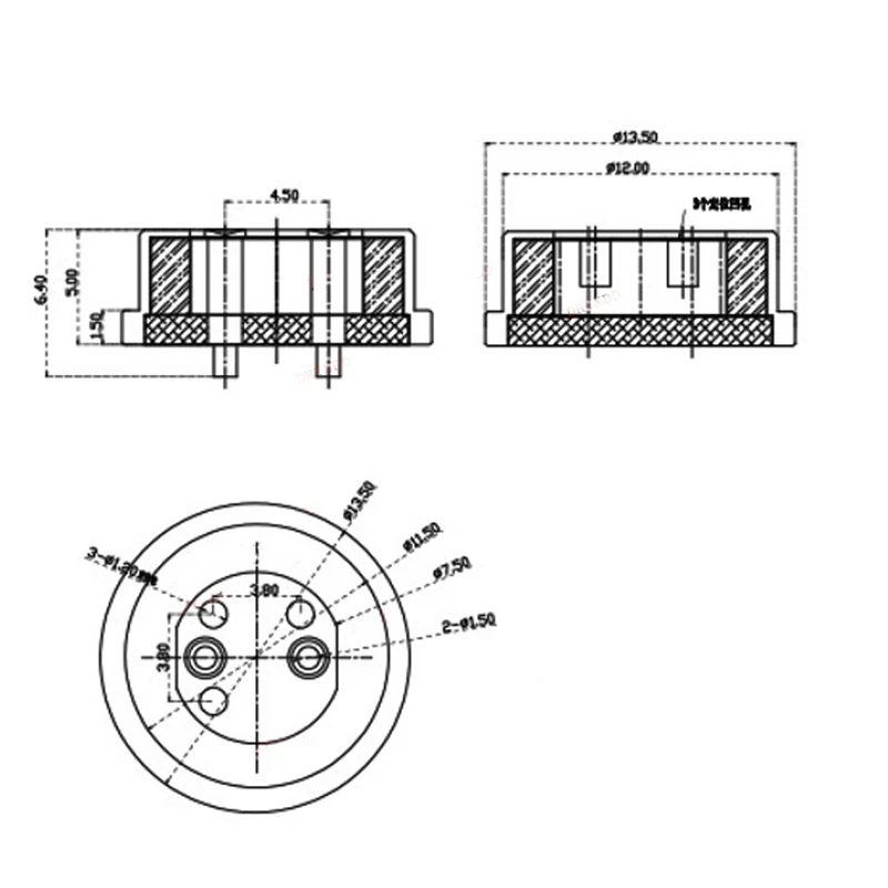 Federbelasteter magnetischer 1 2 3 4 5 runder 8 mm 10 mm männlicher und weiblicher 2 A 10 A optischer Stromlade-Pogo-Pin-Rundsteckverbinder – Detail 10