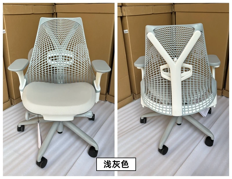 Description Picture 4 of itemStudy Work Office Chairs Sedentary Ergonomic Mesh Design Office Chair Handrail Salon Sillas De Oficina Commerce Furniture QF50OC