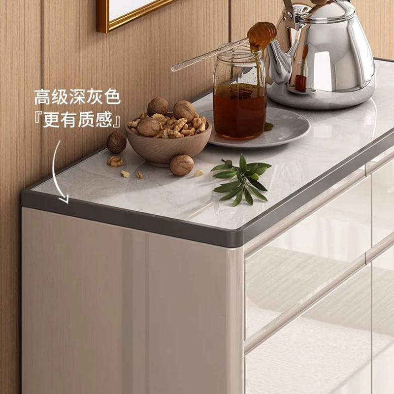 Nordic Luxury Sideboard Cabinet Advanced Baking Paint Simple Modern Coffee Table Cabinet Kitchen Furniture Muebles Cocina FYSC