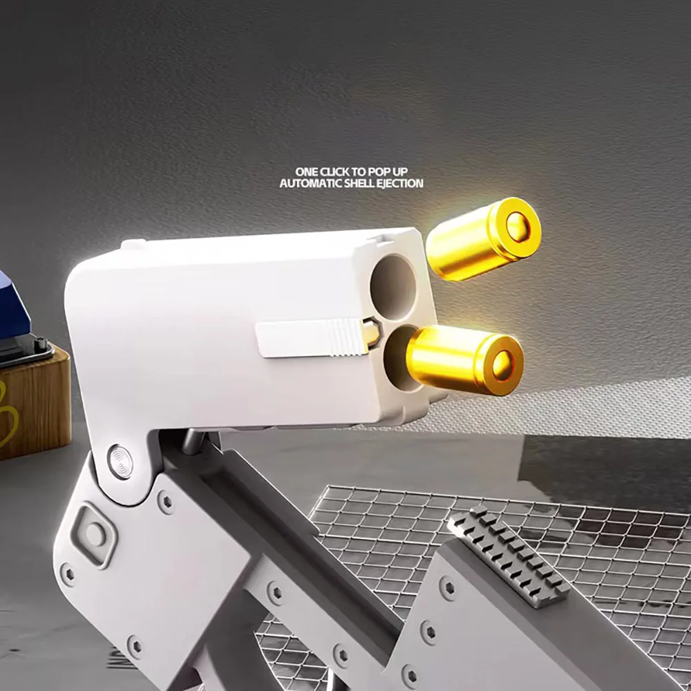 2024 New Mobile Phone Folding Guns Toy Gun For Adults Boys Stress Shot Gun Ejecting Shells Dropship TikTok 3
