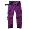 Men Combat Pants With Knee Pads Tactical Cargo Sport Trousers Camouflage Multicam Trekking Hunting Clothes（Not belt） 1