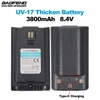 Baofeng UV17 Pro 18650 Battery Walkie Talkie 3800mAh High Capacity Battery Long Range Flashlight Type-C Charger Ham Radio UV 17 3