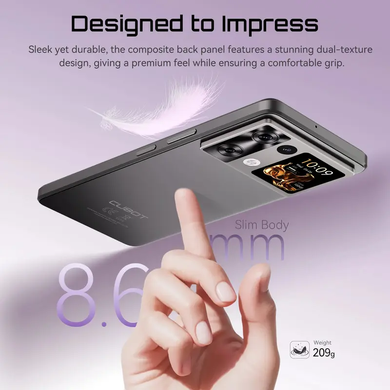 Cubot P90 Smartphone Android G100 Octa-core 2.2GHz Dual Speakers 24GB+256GB Mobile Phone 6.88" 120Hz 64MP 5100mAh Cellphone NFC - Image 5