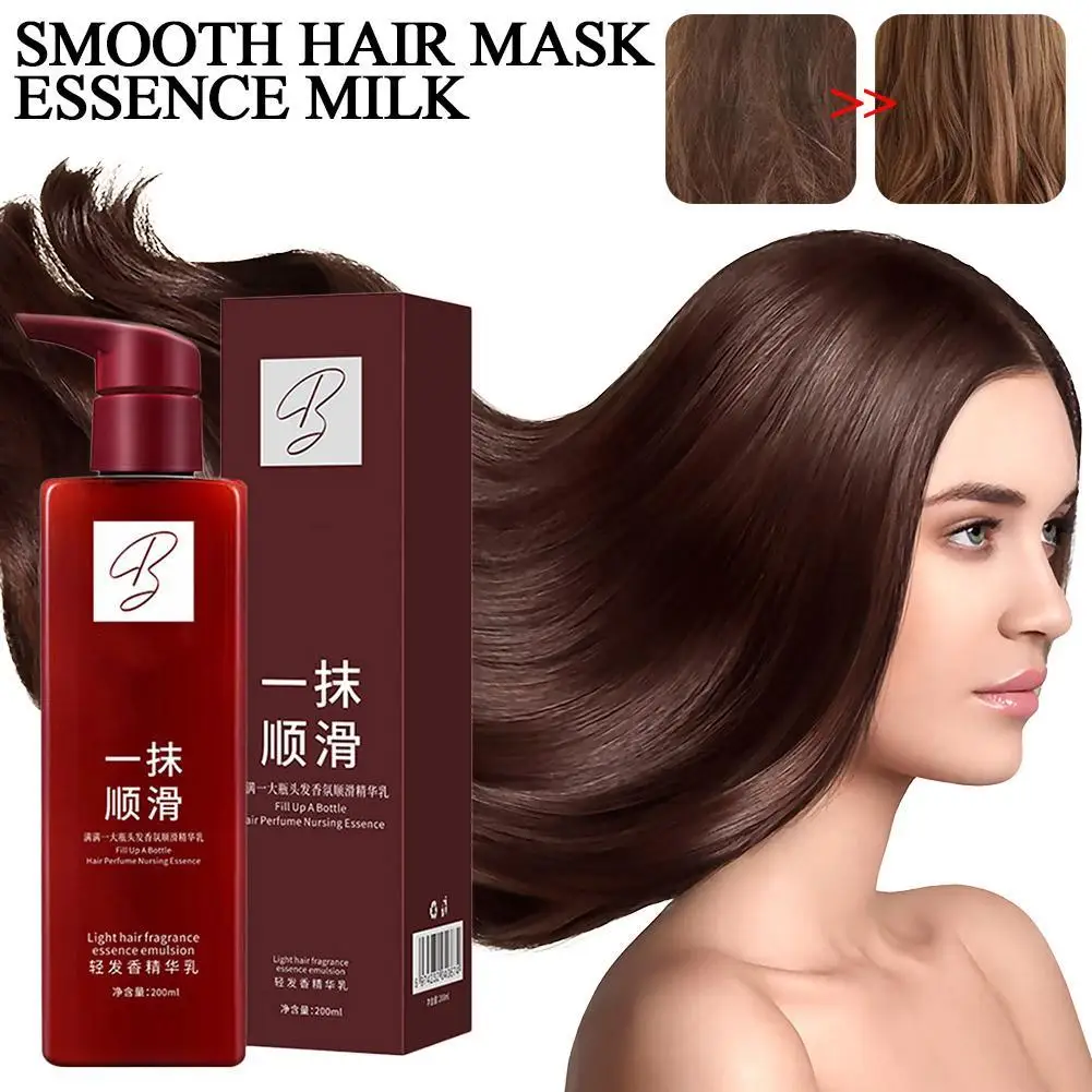 

200ml Hair Conditioner Smoothing Hair Mask Essence Curly Hair Treatment Cream Hair Care Serum Anti-Frizz Leave-in Conditioner