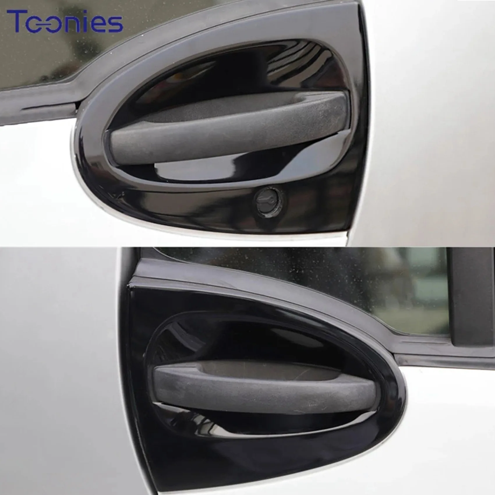 Per Mercedes-Benz Smart 451 Fortwo Car Door Bowl Copertura Protettiva Decorativa Trim Car Styling