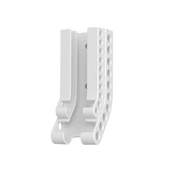 Compact Battery Organizer and Dispenser with Wall - Mount Option (White)