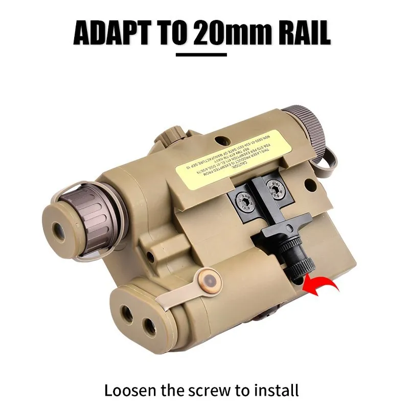 Airsoft UHP PEQ-15 LA5C PEQ15 IR Fill Light Red Dot Green Blue Laser Indicator Surefir M600 M300 Flashlight Weapon Scout Light