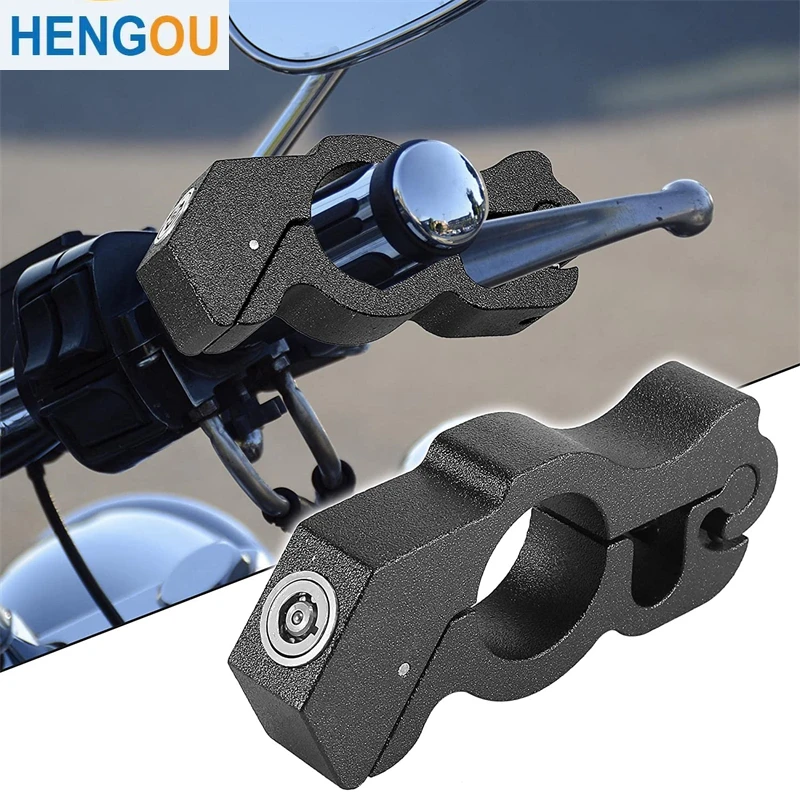 

Motorcycle Grip Lock Security Safety Locks Handlebar Handset Brake Lever Disc Locking Fit Scooter ATV Anti-theft Motor Lock