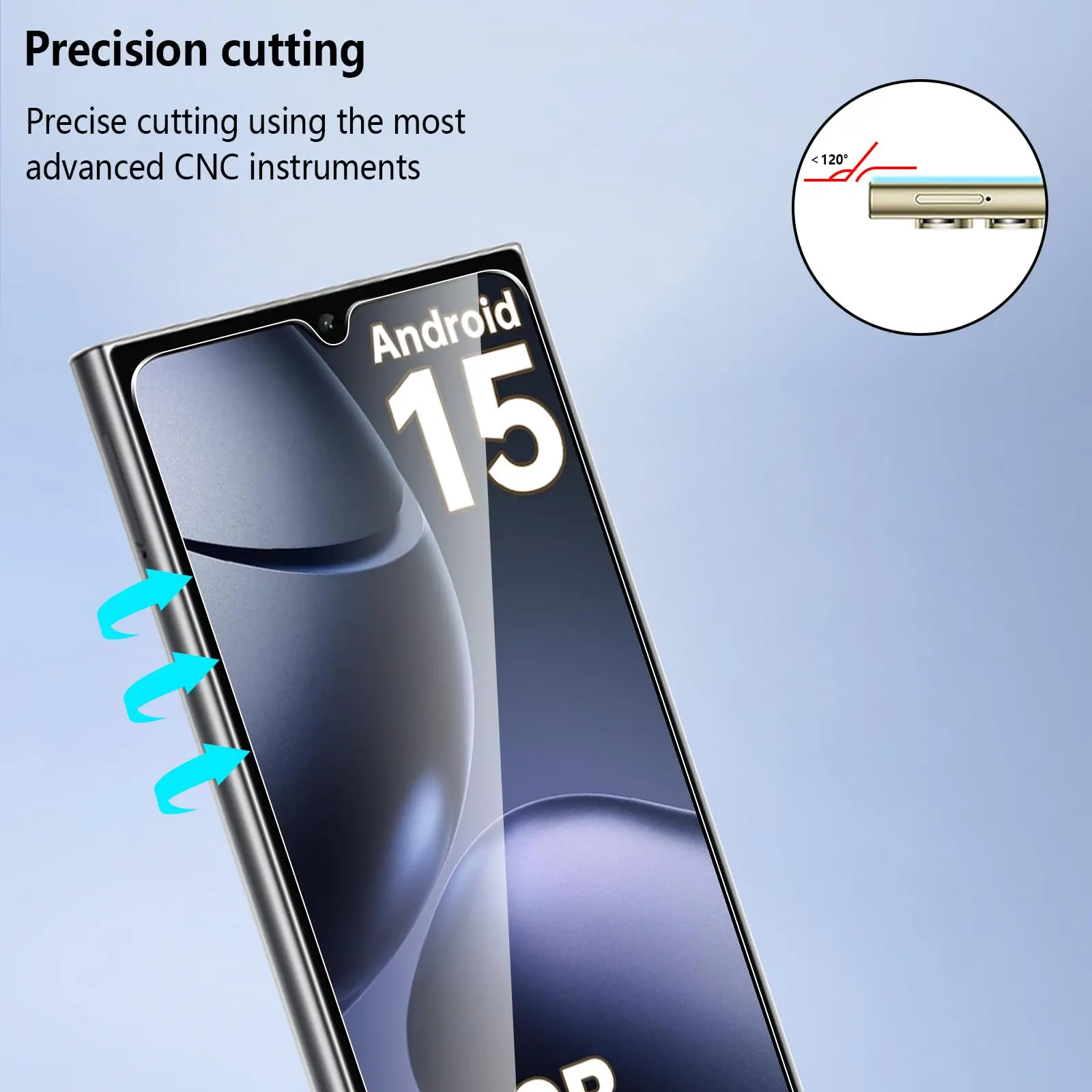 Premium Tempered Glass Screen Protector - 6.88 inch, HD Clear, Anti-Scratch, Case-Friendly