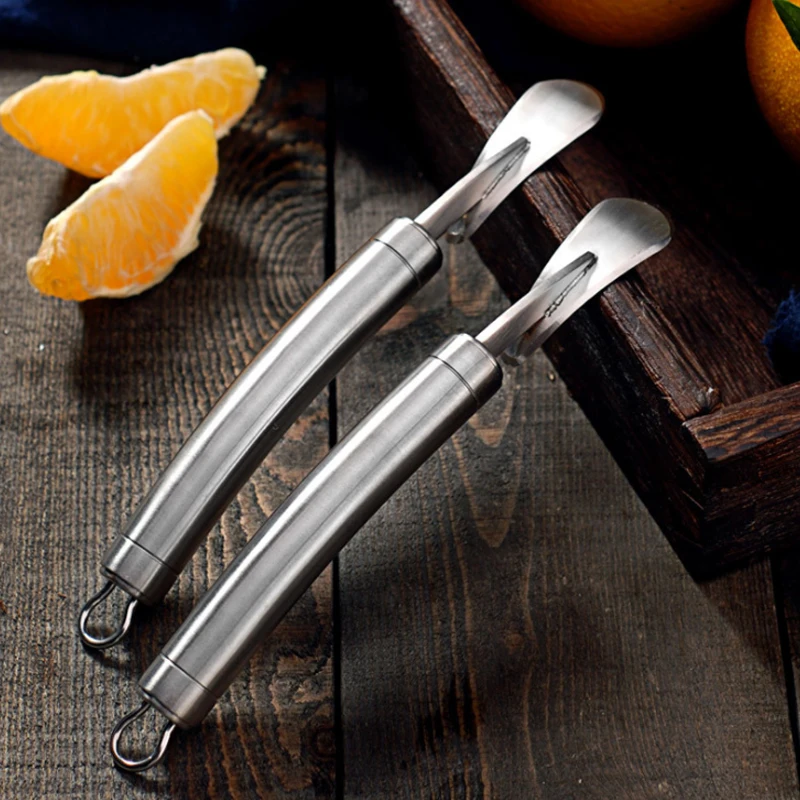 Stainless Orange Peeler Opener Lemon Cutter Fruit Peel Remover Tool Grapefruit Slicer Fruit Peel Remover Tool Kitchen Accessorie