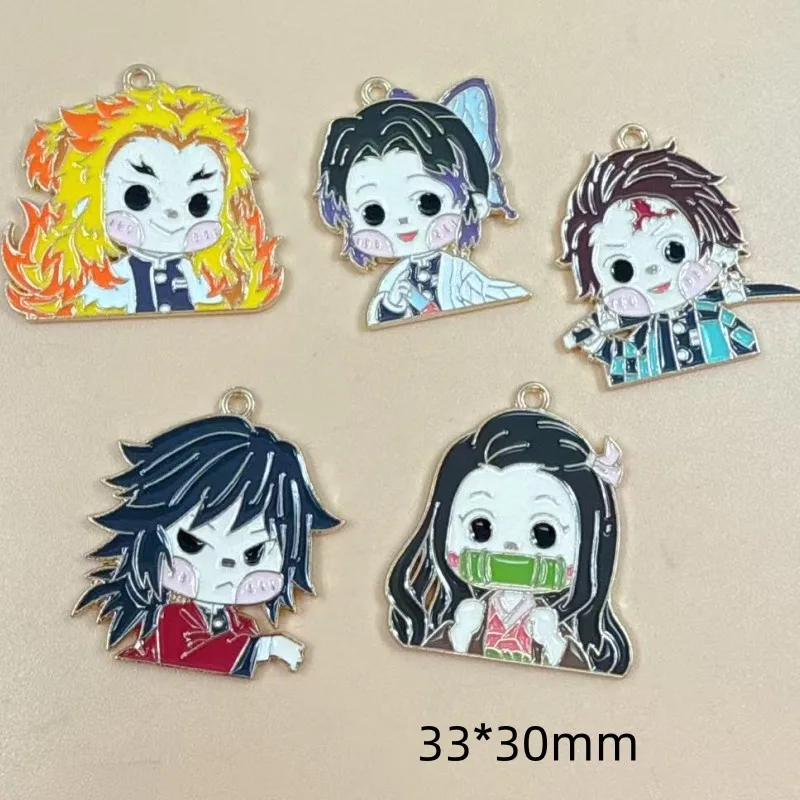 10 pcs Cartoon Charms Enamel Charms Pendants for Jewelry Making Necklaces Earrings Braceltes DIY Crafts Gifts - 4