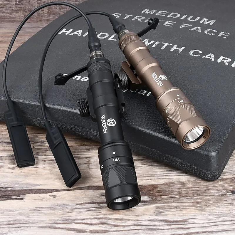 WADSN M600 M300 M600W M300W  Tactical Strobe Flashlight Scout Light LED Hunting Rifle Weapon Accessories Fit 20mm Picatinny Rail 4
