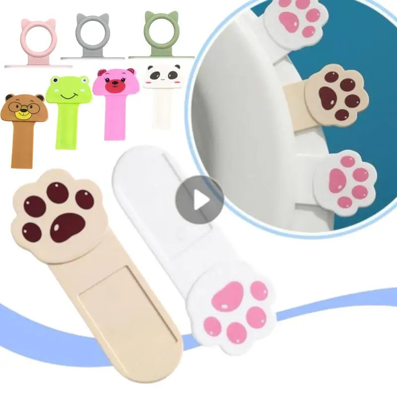 Cartoon Toilet Seat Handle Holder Sanitary Not Dirty Hand Toilet Lid Lifter Closestool Holder Lifter Bathroom Accessories