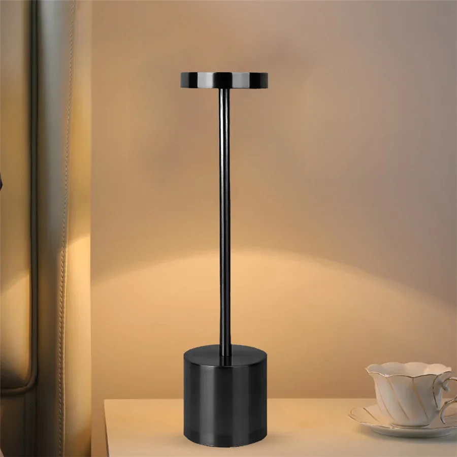 

USB Rechargeable Dimmable LED Bar Table Lamp Touch Sensor Desktop Night Light for Restaurant Hotel Coffee Room Indoor Decoration