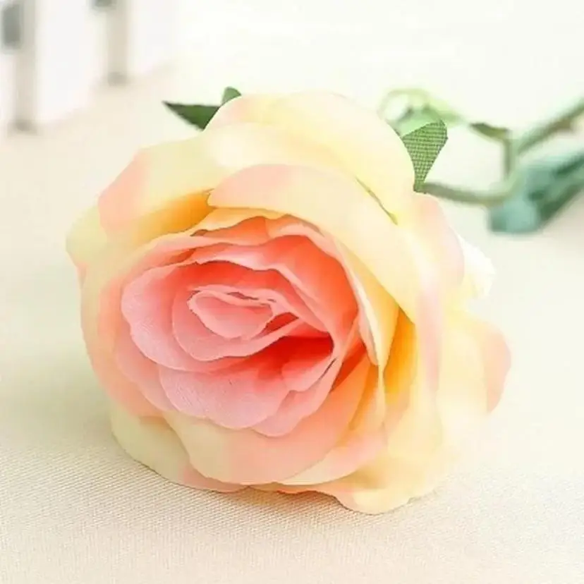 1 Pcs Artificial Flower Flannel Rose Fake Flower Wedding Home Decoration Artificial Flower Decoration Valentine's Day Gift 51cm