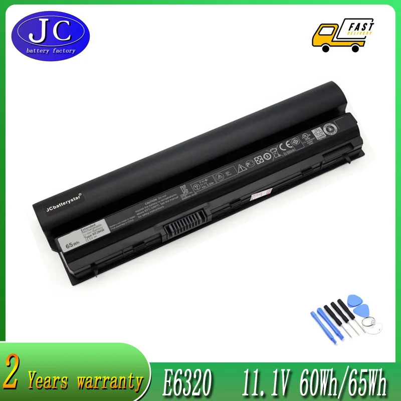 

Аккумулятор JCLJF 11,1 В 65 Втч RFJMW 7FF1K для ноутбука DELL Latitude E6320 E6330 E6220 E6230 E6120 FRR0G KJ321 K4CP5 J79X4