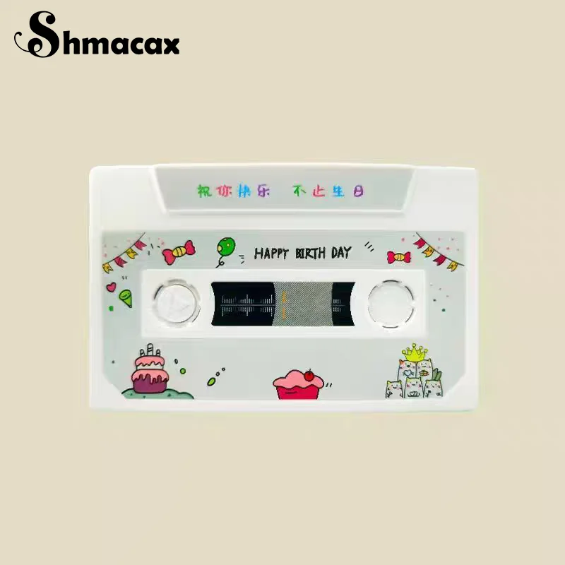Recording Voice Card Tape Greeting Card Recordable 300 Seconds DIY Recording MusicCard Valentine's Day Anniversary Birthday Gift