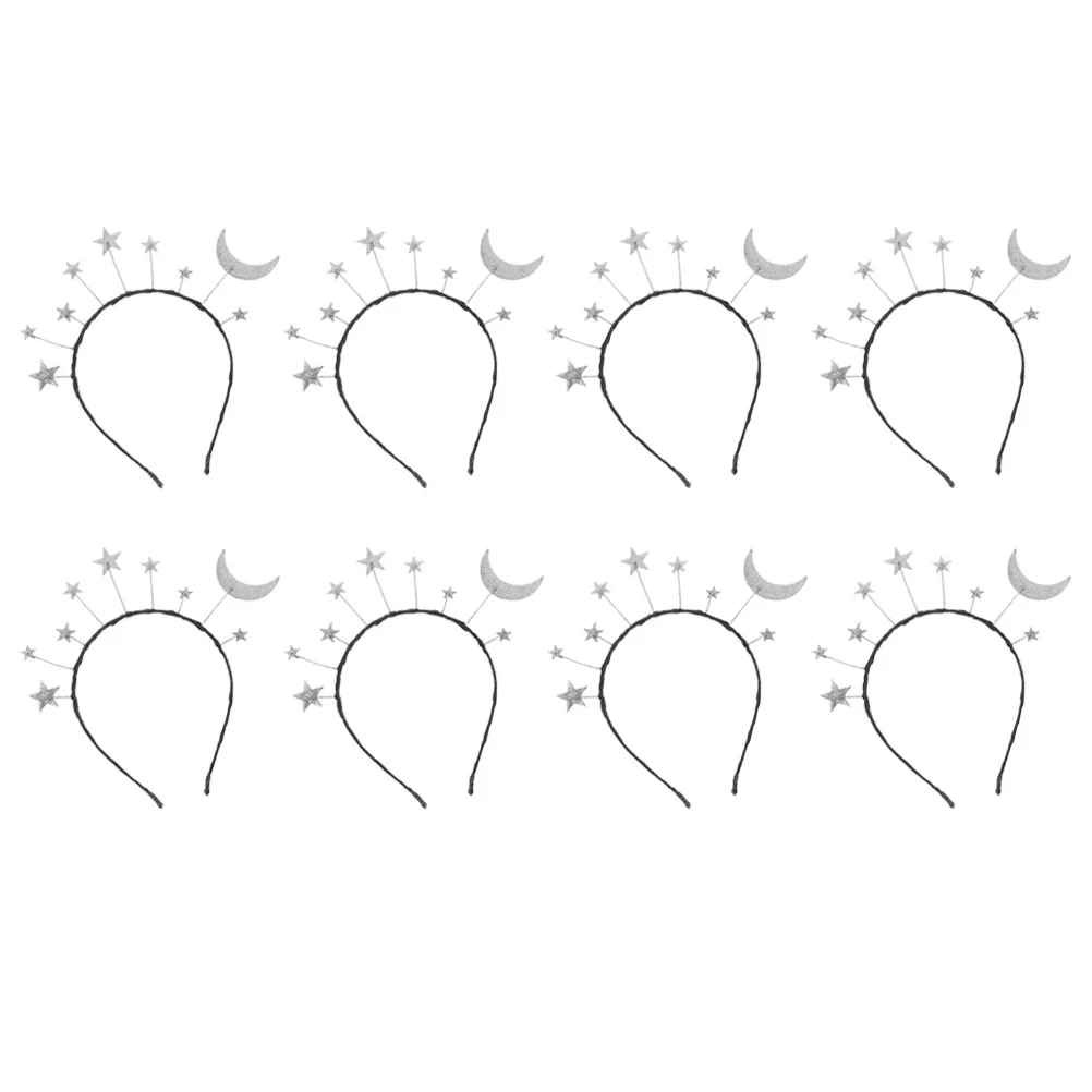 

8pcs Beautiful Child Loving Star Hairbands Headdress Star Head Hoops
