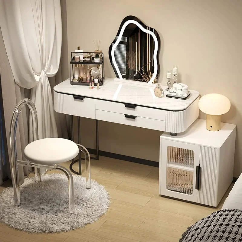 

Bedroom Makeup Dressing Table Modern Vintage Simple Storage Dressing Table European Drawer Coiffeuse De Chambre Furniture