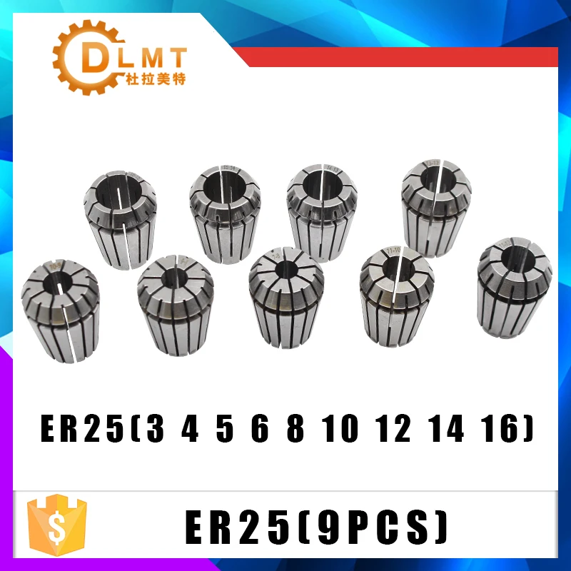 Spring Collet Tool Holder Collet Chuck Lathe Tool Holder Spring Collet Chuck ER25 Spring Clamps 9PCS MTA/MT4 MT3 MT2 ER25 M12 1PCS Wrench 1PCS Collet Chuck Morse Holder Cone For CNC Milling Lathe tool