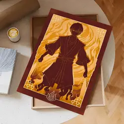 Cartoon Avatar The Last Airbender Waterproof Wall Art Sticker - 60X90cmNoframe (White04)