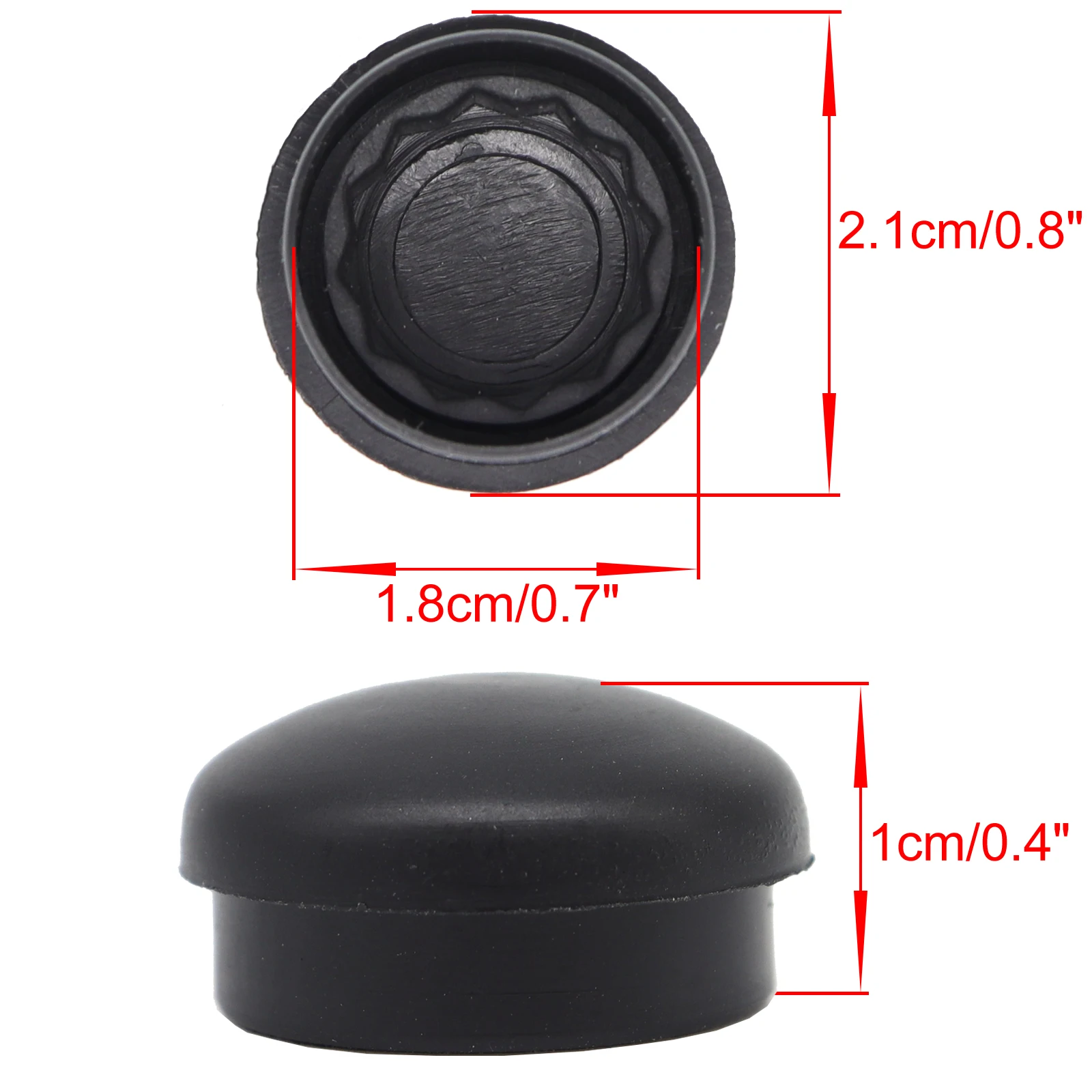 Enhanced Front Windscreen Wiper Arm Nut Cap Bolt Rocker Cover