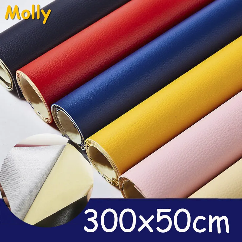 Self-adhesive Leather,PU Leather Fabric Stickers for Furniture Sofa Car Seat Office Chair Couch,Waterproof Leather Repair Tape