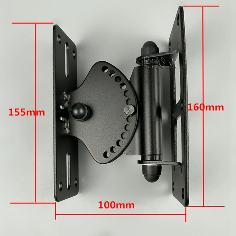 Forte Universal Surround Alto-falante Montagem na Parede Suporte de Teto Altifalante Fixado na Parede Titular Tilt Girar 60kg 132lbs 2x - Image 3