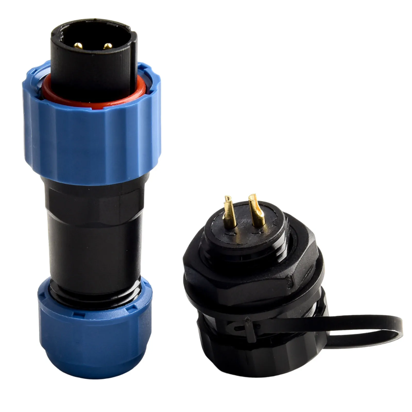 SP16 Series Waterproof Socket Connector Available in 2 3 4 5 7 and 9 Pin Configurations for Secure Connections