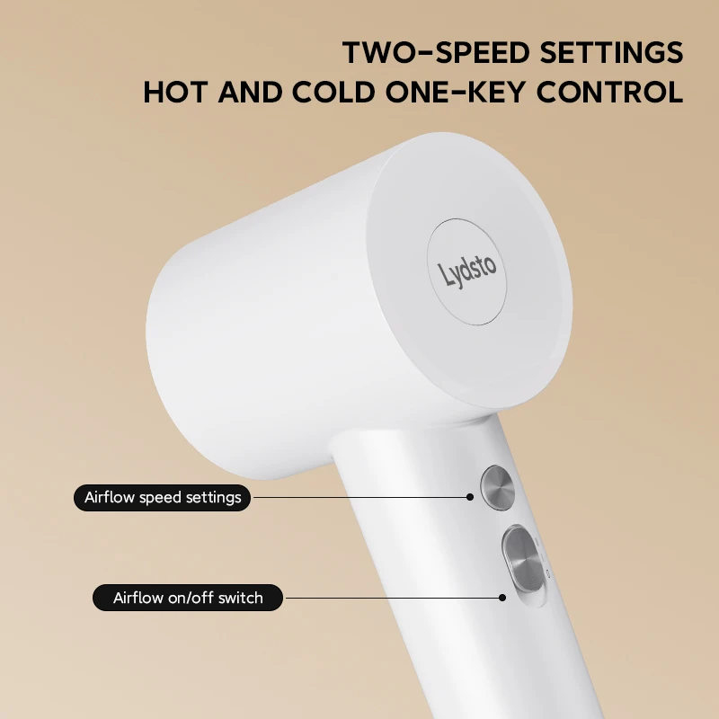 Lydsto S501 Household Hair Dryer 200 million Negative Ion Hair Care 110,000 Rpm Professional Quick Dry 21m/s surging wind speed 4