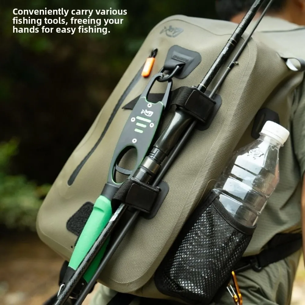 Double-layer TPU Lure Fishing Bags Waterproof Large Capacity Fishing Chest Bag Smooth and Flat Crossbody Fishing Tackle Pack