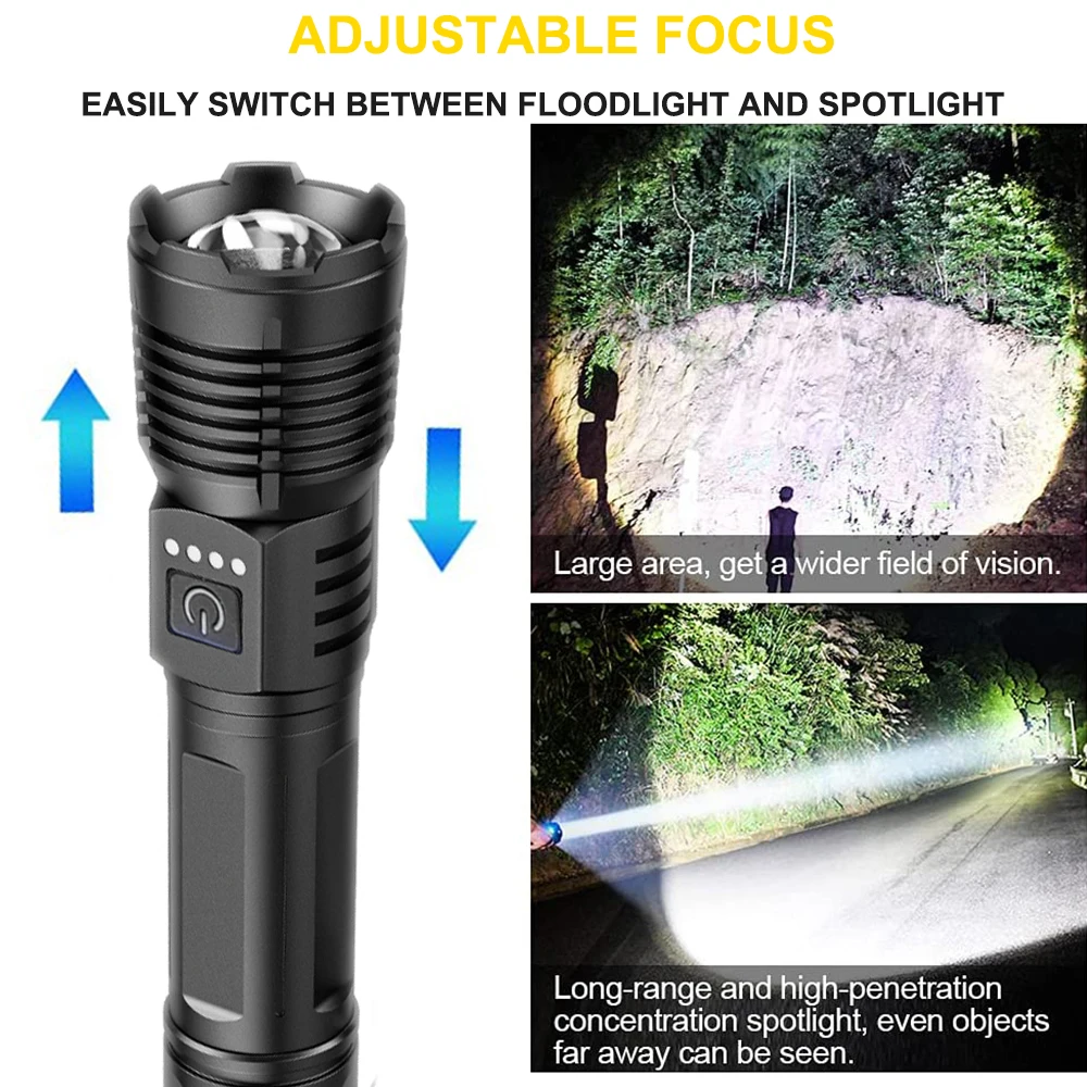 High Powered LED Flashlights High Lumens Super Bright 2