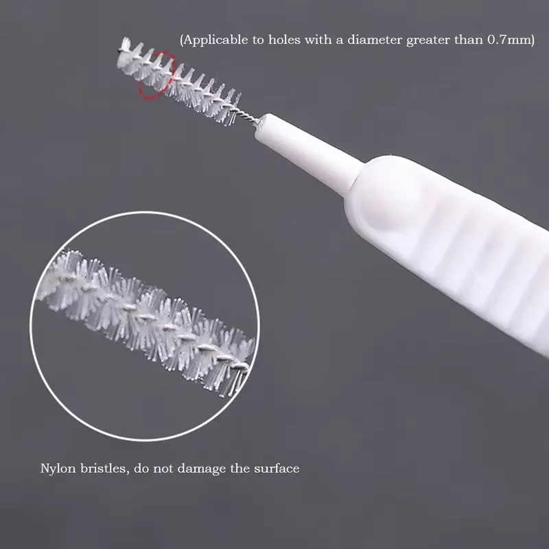 Shower Cleaning Brush Bathroom Micro Nylon Brush Nozzle Anti-blocking Cleaning Tools Bathroom Accessories