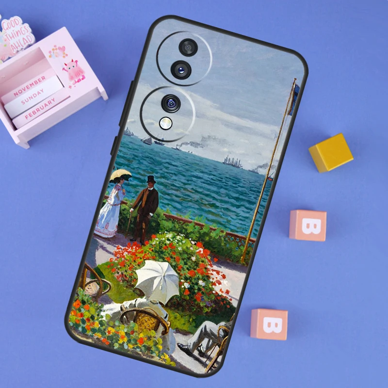 Claude Monet Garden Lotus Bridge Decorative Phone Case Cover