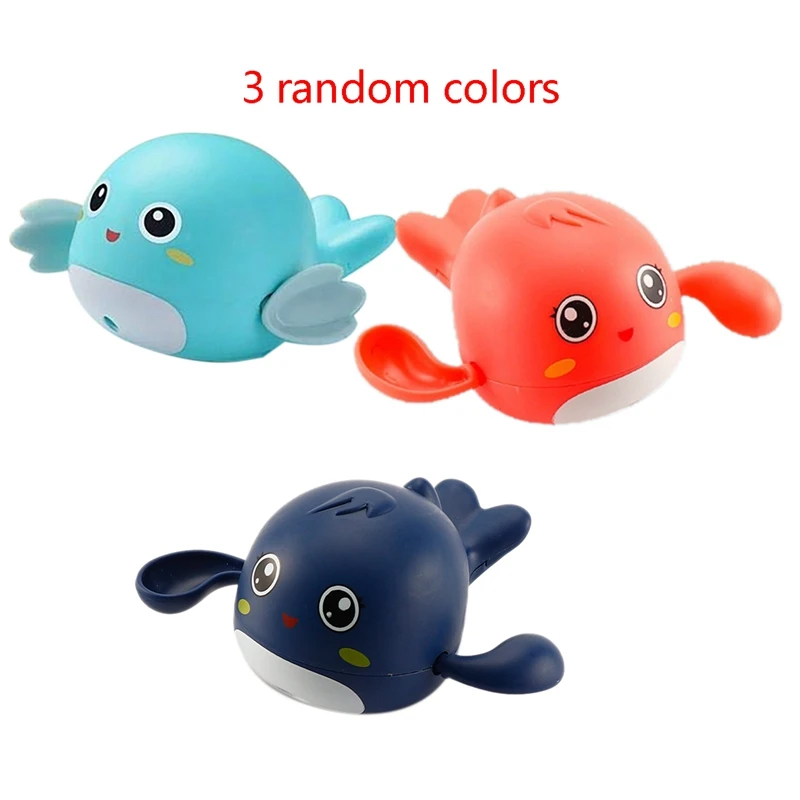 

3 Pieces Water Toys Cute Cartoon Animal Classic Baby Infant Wound-Up Chain Clockwork Swimming Bath Toys