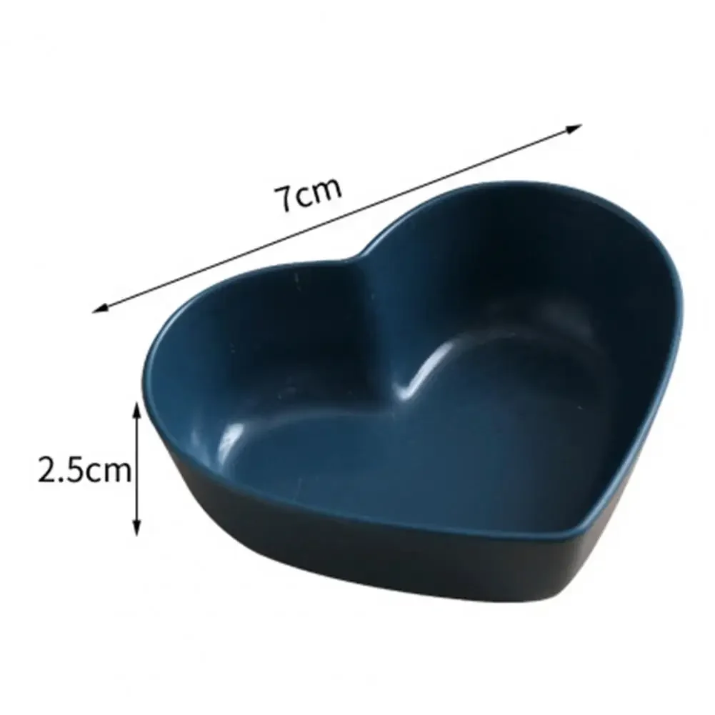 Wheat Straw Seasoning Dish Household Kitchen Creative Plastic Round Salted Cabbage Dish Dipped Snack Dishes Seasoning 1Pcs snack dish seasoning dishes plastic seasoning dish