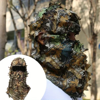3D Camouflage Leafy Hunting Hat 1