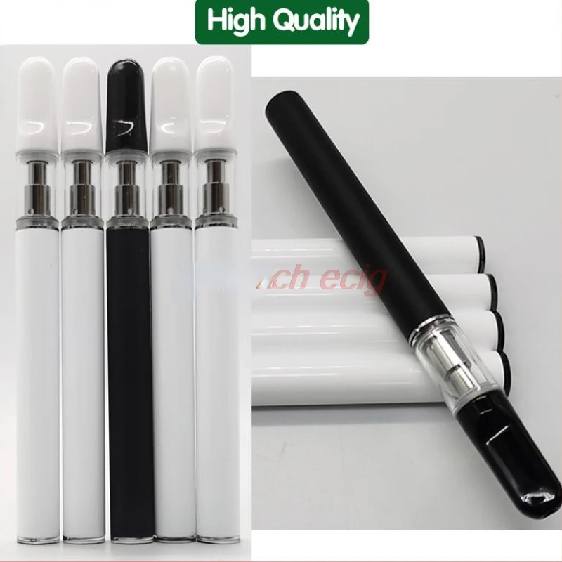 

10pcs E Cigarette CC-ell Vape Pen 510 Thread 350mah Preheating Battery 0.5ml 1.0ml Ceramic Coil Cartridge Vapor Kit With Buttons