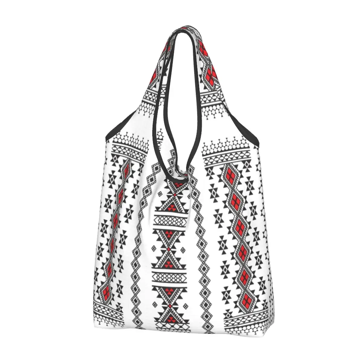 

Многоразовые продуктовые сумки Kabyle, складная сумка-тоут с рисунком коврового покрытия, с Африканским символом, в этническом стиле, легкая Моющаяся
