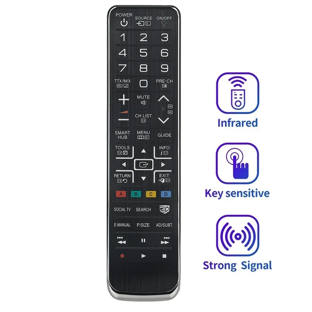 Remote Control for Samsung PS51D8000 AA59-00543A PA51D8000 Plasma LED 3D TV