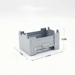 Portable Folding Solid Alcohol Camping Stove | Mini Outdoor Picnic Burner (With Baffle)
