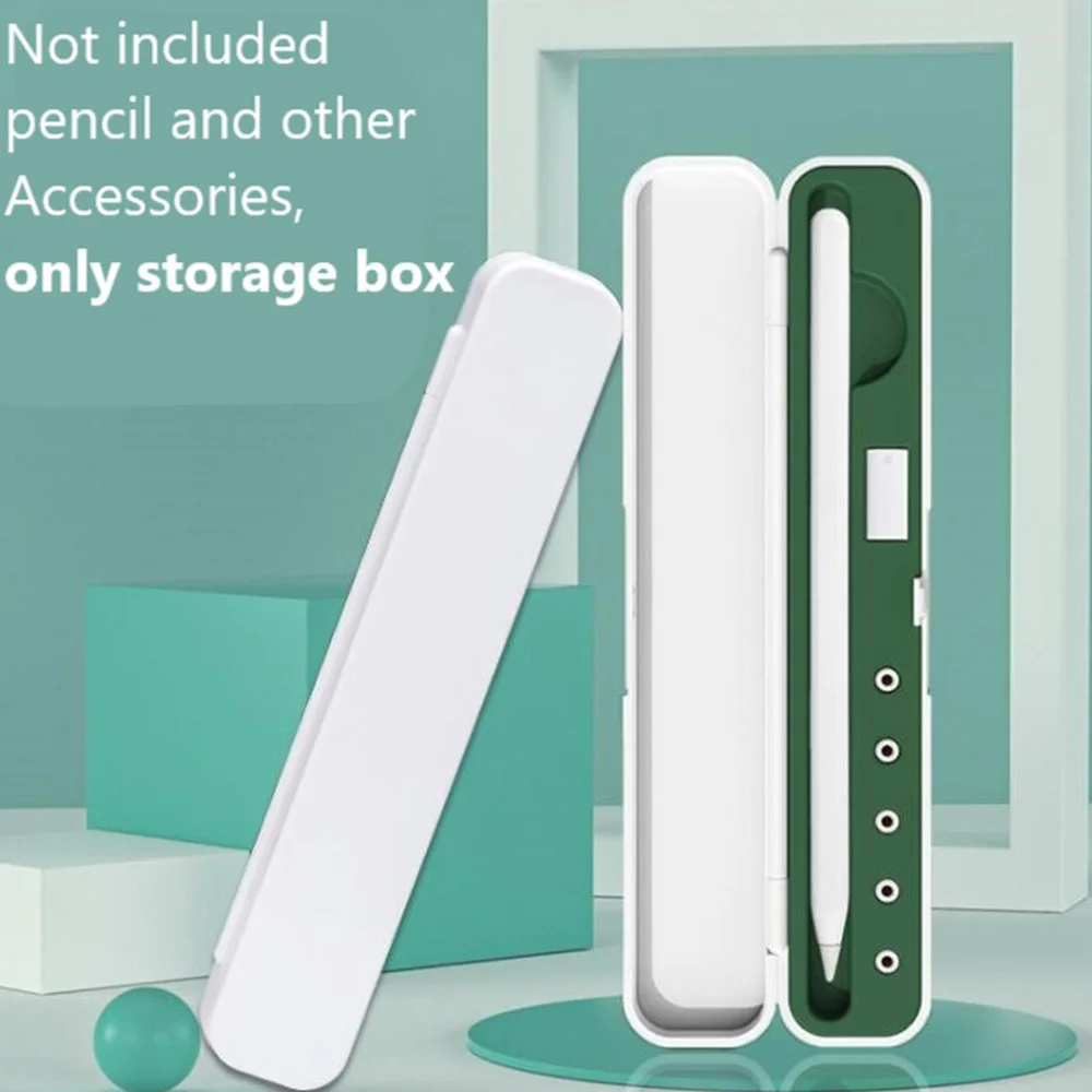 Scatola Portapenne Portatile Per Apple Pencil 1Nd Gen Per Accessori Per Matite Apple Per Apple Pencil 2Nd Case, Verde