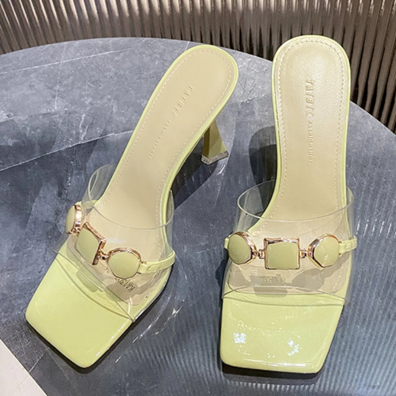 Shoes Woman 2024 Trend Summer New Fashion Stiletto Ladies High Heels Solid Color Casual Outdoor Ladies High Heels Womens Pumps